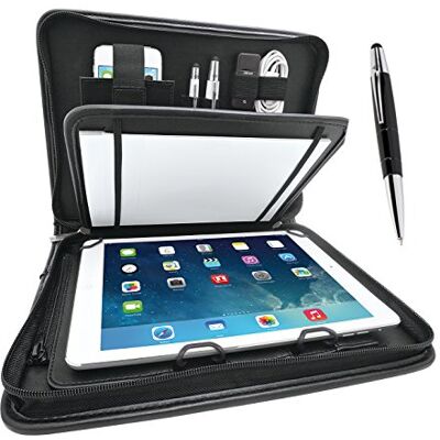 WEDO Elegance 587590101 Organiseur de bureau avec stylet et support universel pour tablette de 9,7" à 26,7 cm (10,5") Noir WEDO Elegance 587590101 Organiseur de bureau avec stylet et support universel pour tablette de 9,7" à 26,7 cm (10,5") Noir