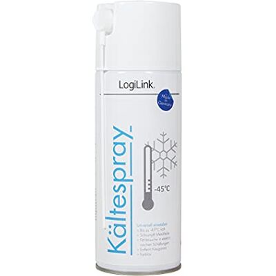 Logilink RP0014 Spray froid (400 ml) pour recherche de défauts dans les circuits électroniques incolore Logilink RP0014 Spray froid (400 ml) pour recherche de défauts dans les circuits électroniques incolore