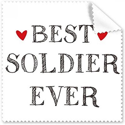 DIYthinker Lot de 5 chiffons de nettoyage pour écran de téléphone avec citation Best Soldier ever DIYthinker Lot de 5 chiffons de nettoyage pour écran de téléphone avec citation Best Soldier ever