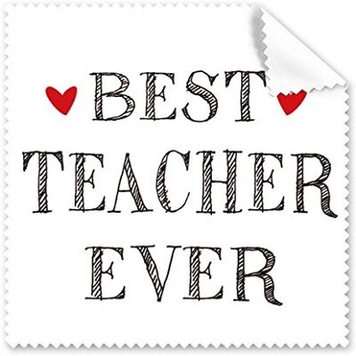 DIYthinker Best Teacher jamais Citation Respecté Lunettes Chiffon Chiffon de Nettoyage Cadeau Nettoyant pour écran de téléphone 5 pcs DIYthinker Best Teacher jamais Citation Respecté Lunettes Chiffon Chiffon de Nettoyage Cadeau Nettoyant pour écran de téléphone 5 pcs