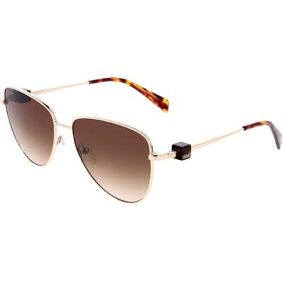 Liu Jo Lunettes de Soleil LJ161S Yellow gold 58/16/140 Femme Liu Jo Lunettes de Soleil LJ161S Yellow gold 58/16/140 Femme
