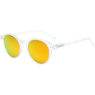 ZENOTTIC Lunettes de Soleil Polarisées pour Hommes et Femmes : Classiques Rétro Rondes Unisexes Protection UV400 Cat.3 ZENOTTIC Lunettes de Soleil Polarisées pour Hommes et Femmes : Classiques Rétro Rondes Unisexes Protection UV400 Cat.3