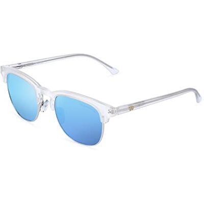 CLANDESTINE Model Lunettes de Soleil Mixte, Plateado Azul Claro Nylon Hd, taille unique CLANDESTINE Model Lunettes de Soleil Mixte, Plateado Azul Claro Nylon Hd, taille unique