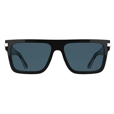 Calvin Lunettes de soleil unisexe adulte CK26505S Noir avec verres bleus solides Calvin Lunettes de soleil unisexe adulte CK26505S Noir avec verres bleus solides