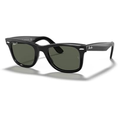 Ray-Ban Wayfarer RB2140-901-58-50 Medium, Black,green, M Ray-Ban Wayfarer RB2140-901-58-50 Medium, Black,green, M