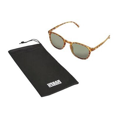 Urban Classics Sunglasses Arthur UC, Lunettes de Soleil Mixte, Marron Leo/Vert, Taille unique Urban Classics Sunglasses Arthur UC, Lunettes de Soleil Mixte, Marron Leo/Vert, Taille unique