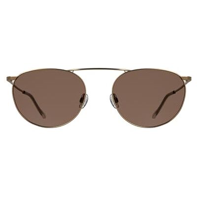 Calvin Lunettes de soleil unisexes pour adulte CK26106ST – Or ambré mat avec verres solides marron Calvin Lunettes de soleil unisexes pour adulte CK26106ST – Or ambré mat avec verres solides marron