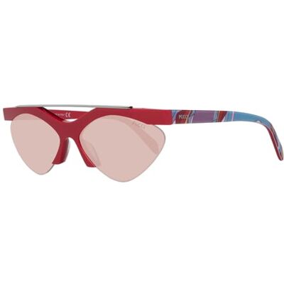 Emilio Pucci Lunettes de soleil ep0137 5966s pour femme, rouge, taille unique, Rouge, taille unique Emilio Pucci Lunettes de soleil ep0137 5966s pour femme, rouge, taille unique, Rouge, taille unique