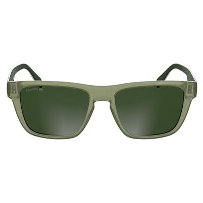 Lacoste L6058S/N Lunettes de soleil pour homme Kaki mat avec verres Lacoste L6058S/N Lunettes de soleil pour homme Kaki mat avec verres