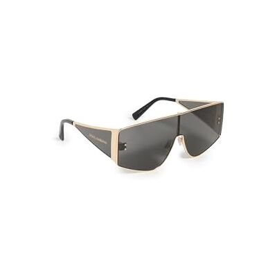 Dolce & Gabbana DG2305 Lunettes de soleil rectangulaires pour femme, golden/e, One size Dolce & Gabbana DG2305 Lunettes de soleil rectangulaires pour femme, golden/e, One size