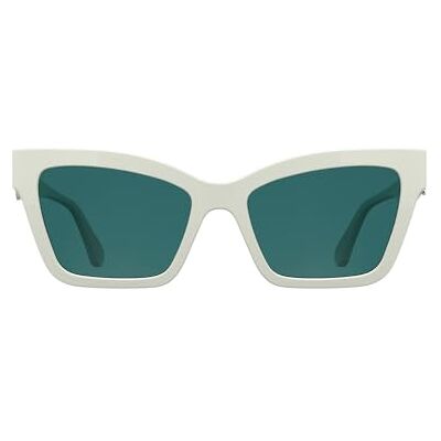 KARL LAGERFELD KL6220S Lunettes de soleil pour femme Blanc avec verres pétrole solides KARL LAGERFELD KL6220S Lunettes de soleil pour femme Blanc avec verres pétrole solides