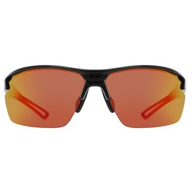 Columbia Lunettes de soleil homme, Noir/Rouge Flash, taille unique Columbia Lunettes de soleil homme, Noir/Rouge Flash, taille unique