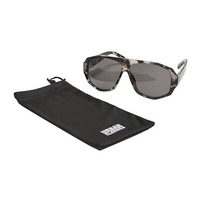 Urban Classics 101 Sunglasses UC, Lunettes de soleil Mixte, Gris Leo/Noir, Taille unique Urban Classics 101 Sunglasses UC, Lunettes de soleil Mixte, Gris Leo/Noir, Taille unique