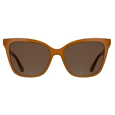 KARL LAGERFELD Lunettes de soleil KL6223S pour femme Orange avec verres solides marron KARL LAGERFELD Lunettes de soleil KL6223S pour femme Orange avec verres solides marron