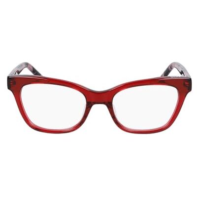 DKNY Lunettes pour femme, Rouge transparent (Crystal Red), 51/18/140 DKNY Lunettes pour femme, Rouge transparent (Crystal Red), 51/18/140