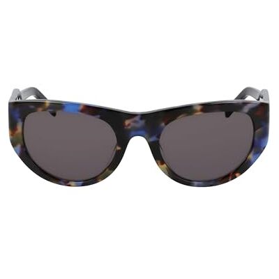 DKNY Lunettes de soleil femme DK550S bleu tortue, taille unique, Tortue bleue, taille unique DKNY Lunettes de soleil femme DK550S bleu tortue, taille unique, Tortue bleue, taille unique