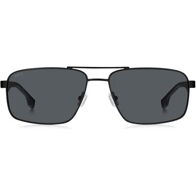 Lunettes de Soleil BOSS 1580/S Matte black grey 59/16/145 Homme Lunettes de Soleil BOSS 1580/S Matte black grey 59/16/145 Homme