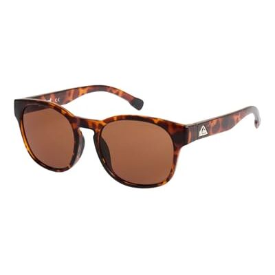 Quiksilver Lunettes de soleil Patrol pour homme, tortue brillante/marron, taille unique Quiksilver Lunettes de soleil Patrol pour homme, tortue brillante/marron, taille unique