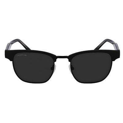 Lacoste L266S/N Lunettes de soleil pour homme Noir mat avec verres Lacoste L266S/N Lunettes de soleil pour homme Noir mat avec verres