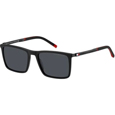 Tommy Hilfiger TH 2077/S Lunettes de Soleil Matte Black/Grey 55/19/145 homme Tommy Hilfiger TH 2077/S Lunettes de Soleil Matte Black/Grey 55/19/145 homme