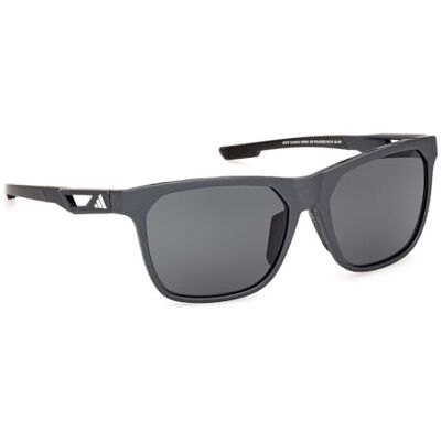 adidas Sport SP0091 Homme et Femme, Lunettes de soleil de sport fines et légères, forme de lentille Navigateur, étui inclus, verres fumés polarisés, noir mat, noir mat, taille unique unisexe adulte, adidas Sport SP0091 Homme et Femme, Lunettes de soleil de sport fines et légères, forme de lentille Navigateur, étui inclus, verres fumés polarisés, noir mat, noir mat, taille unique unisexe adulte,