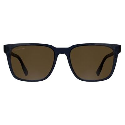 Lacoste Lunettes de Soleil L6077S Transparent blue 55/18/145 Homme Lacoste Lunettes de Soleil L6077S Transparent blue 55/18/145 Homme