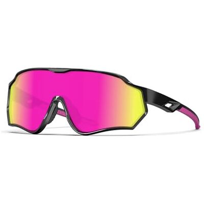 BEACOOL Lunettes de soleil de sport polarisées pour hommes, femmes, jeunes, baseball, cyclisme, pêche, course à pied, golf, lunettes TAC protection UV400 BEACOOL Lunettes de soleil de sport polarisées pour hommes, femmes, jeunes, baseball, cyclisme, pêche, course à pied, golf, lunettes TAC protection UV400