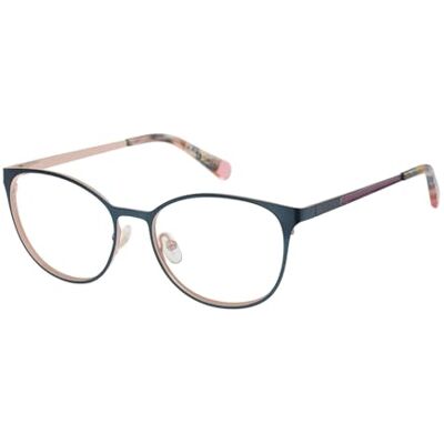 RADLEY Monture de lunettes RDO-6044-006, ultra fine, plate, ronde, en bleu rose, fabriquée en métal, Bleu rose., 51 RADLEY Monture de lunettes RDO-6044-006, ultra fine, plate, ronde, en bleu rose, fabriquée en métal, Bleu rose., 51