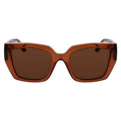 KARL LAGERFELD Kl6143s N Lunettes de Soleil, Marron Clair, Taille Unique Femme KARL LAGERFELD Kl6143s N Lunettes de Soleil, Marron Clair, Taille Unique Femme