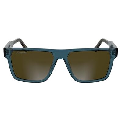 Lacoste L6059S/N Lunettes de soleil pour homme Bleu transparent avec verres Lacoste L6059S/N Lunettes de soleil pour homme Bleu transparent avec verres