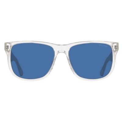 Nautica Lunettes de soleil pour homme N917SP Cristal transparent avec verres bleu polaire Nautica Lunettes de soleil pour homme N917SP Cristal transparent avec verres bleu polaire