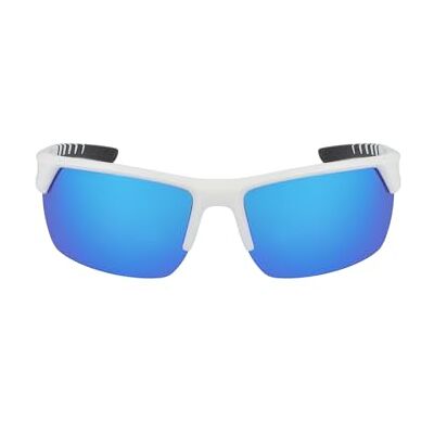 Columbia Lunettes de Soleil Homme, White/Blue, Taille unique Columbia Lunettes de Soleil Homme, White/Blue, Taille unique