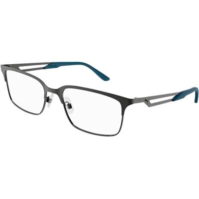 PUMA Lunettes PU0350O PU0350O, Ruthénium-ruthénium-transparent, taille unique PUMA Lunettes PU0350O PU0350O, Ruthénium-ruthénium-transparent, taille unique