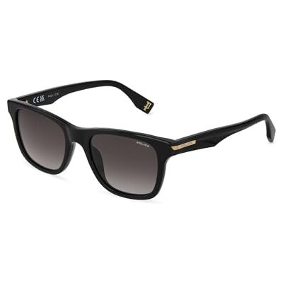 Police Lunettes de Soleil SPLU68 Nero lucido 55/20/145 Homme Police Lunettes de Soleil SPLU68 Nero lucido 55/20/145 Homme