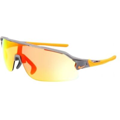 NIKE Flyfree Shield E IU8028 Lunettes de soleil de sport pour course à pied, entraînement en plein air, performance en extérieur, gris fumé/Road Orag Mir/Clr, taille unique NIKE Flyfree Shield E IU8028 Lunettes de soleil de sport pour course à pied, entraînement en plein air, performance en extérieur, gris fumé/Road Orag Mir/Clr, taille unique