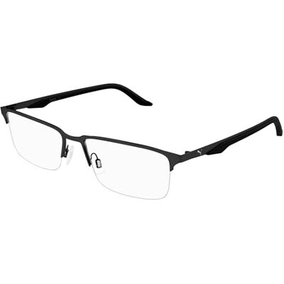 PUMA Lunettes PU0413O PU0413O, Noir noir transparent, taille unique PUMA Lunettes PU0413O PU0413O, Noir noir transparent, taille unique