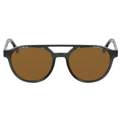 Lacoste L6008s N Lunettes, gris transparent, taille unique pour homme Lacoste L6008s N Lunettes, gris transparent, taille unique pour homme