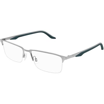PUMA Lunettes PU0413O PU0413O, Ruthénium-ruthénium-transparent, taille unique PUMA Lunettes PU0413O PU0413O, Ruthénium-ruthénium-transparent, taille unique