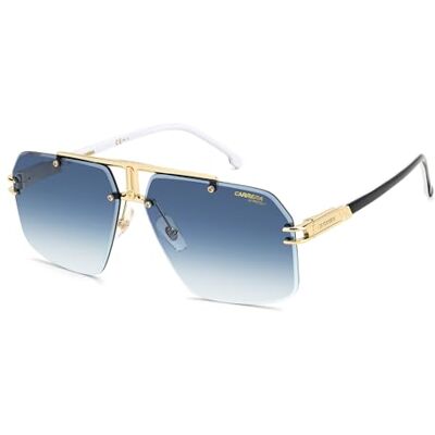 Carrera Lunettes de Soleil 1054/S GOLD/DARK BLUE SHADED 63/12/145 homme Carrera Lunettes de Soleil 1054/S GOLD/DARK BLUE SHADED 63/12/145 homme