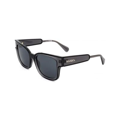 Max&Co. MO0098 Lunettes de soleil pour femme, lunettes de soleil légères et élégantes, forme de lentille carrée, verres fumés, noir brillant, Noir brillant, taille unique Max&Co. MO0098 Lunettes de soleil pour femme, lunettes de soleil légères et élégantes, forme de lentille carrée, verres fumés, noir brillant, Noir brillant, taille unique