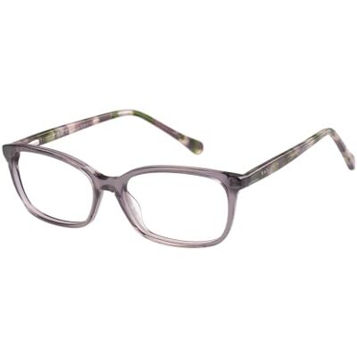 RADLEY Monture de lunettes RDO-6040-108, rectangulaire souple, en cristal gris, fabriqué en acétate, Grey Crystal, 52 RADLEY Monture de lunettes RDO-6040-108, rectangulaire souple, en cristal gris, fabriqué en acétate, Grey Crystal, 52