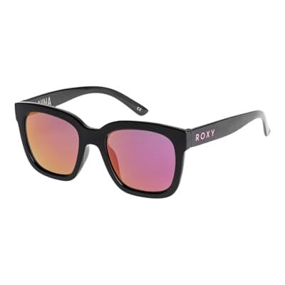 Roxy Lunettes de soleil Nina pour fille, Noir/Ml Infrarouge, taille unique Roxy Lunettes de soleil Nina pour fille, Noir/Ml Infrarouge, taille unique
