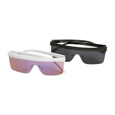 Urban Classics Sonnenbrille Sunglasses Rhodos 2-Pack Lunettes de Soleil, Black/White, Taille Unique Mixte Enfant, Black/White, taille unique Urban Classics Sonnenbrille Sunglasses Rhodos 2-Pack Lunettes de Soleil, Black/White, Taille Unique Mixte Enfant, Black/White, taille unique