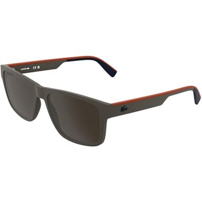 Lacoste L6076s Lunettes, gris taupe mat, taille unique pour homme Lacoste L6076s Lunettes, gris taupe mat, taille unique pour homme