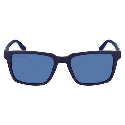 Lacoste L6032S/N Lunettes de soleil pour homme Bleu mat avec verres Lacoste L6032S/N Lunettes de soleil pour homme Bleu mat avec verres