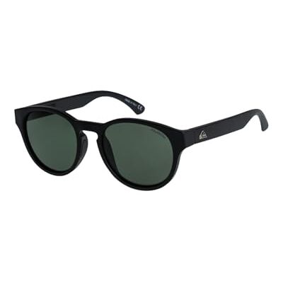 Quiksilver Eliminator Polarized Lunettes Homme, Black/Green Plz, Taille unique Quiksilver Eliminator Polarized Lunettes Homme, Black/Green Plz, Taille unique