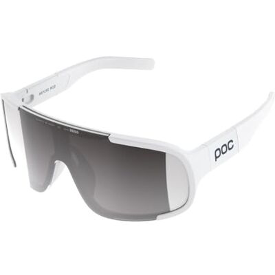 POC Aspire Mid Lunettes de soleil – Lunettes de sport pour cyclistes avec un maximum de confort et une meilleure visibilité, blanc hydrogène, route claire, argent ensoleillé, taille unique POC Aspire Mid Lunettes de soleil – Lunettes de sport pour cyclistes avec un maximum de confort et une meilleure visibilité, blanc hydrogène, route claire, argent ensoleillé, taille unique