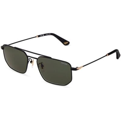 Police Splu66 Lot de 1 lunettes pour homme, Semi noir mat avec or rose brillant, 58/18/150 Police Splu66 Lot de 1 lunettes pour homme, Semi noir mat avec or rose brillant, 58/18/150