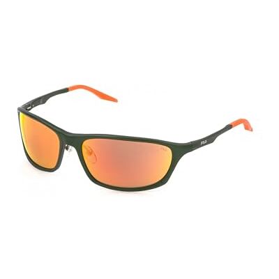 FILA Lunettes de Soleil SFID68 Verde semiopaco 66/18/120 Homme FILA Lunettes de Soleil SFID68 Verde semiopaco 66/18/120 Homme