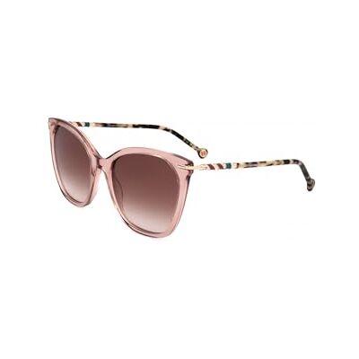 Carolina Herrera Lunettes de soleil pour femme, Nude Havana, 54 Carolina Herrera Lunettes de soleil pour femme, Nude Havana, 54
